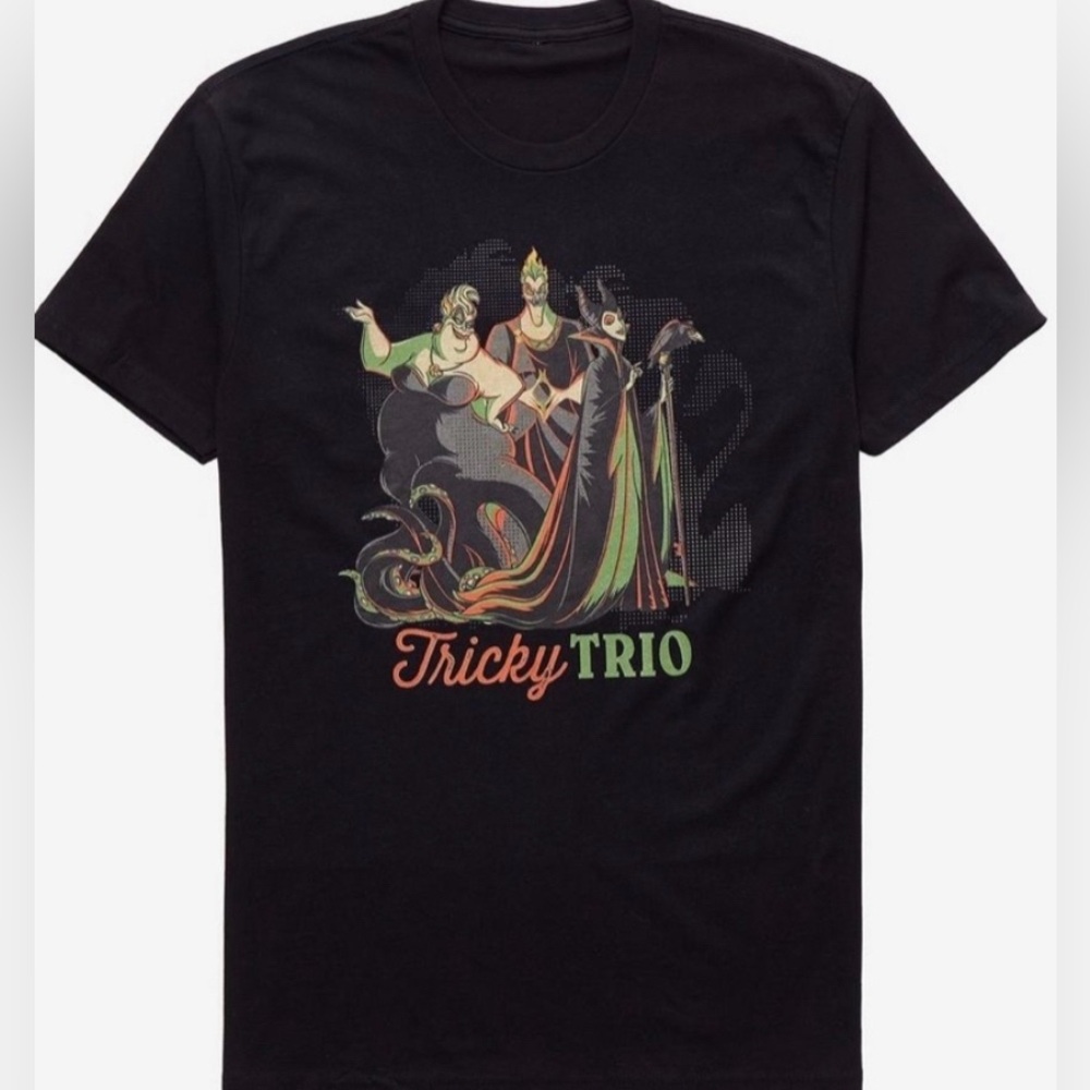 Disney Villians Tricky Trio Tshirt M Maleficent Hades Ursula Brand New